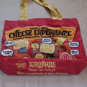 Trader Joe's Cheese Experience Grocery Tote Bag